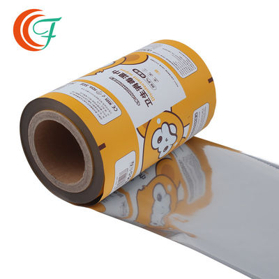 qualidade  Disinfectant Wipes Pet Packaging Film Flexible Dog Wet Wipes Printed Packaging Film Roll fábrica