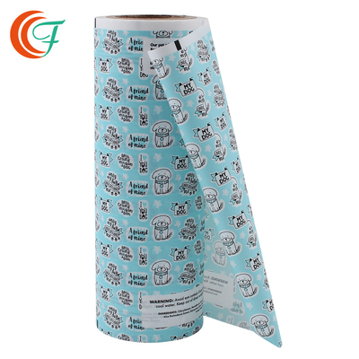 Do ANIMAL DE ESTIMAÇÃO plástico da impressão a cores do rolo da laminação do poliéster do espaço livre do detergente para a roupa filme de estratificação