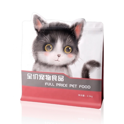 Tecnologia superior fechável com fecho de fecho Flexível Saco de embalagem à prova de umidade Para armazenamento de alimentos para cães e gatos