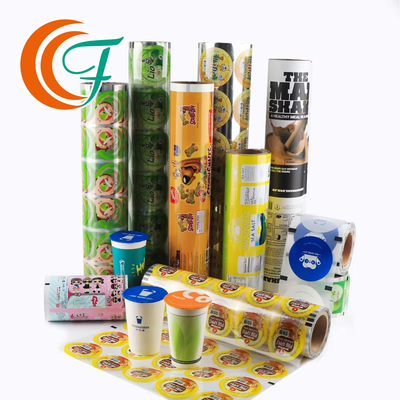 Película de plástico de comprimento personalizado para embalagens de alimentos Películas de embalagem flexíveis